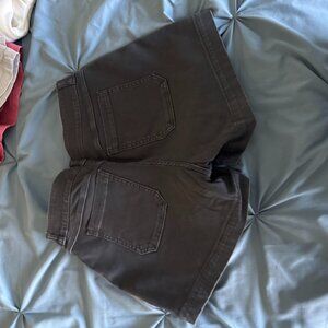 Spanx twill shorts- dark gray medium